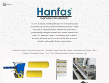 Tablet Screenshot of hanfas.com
